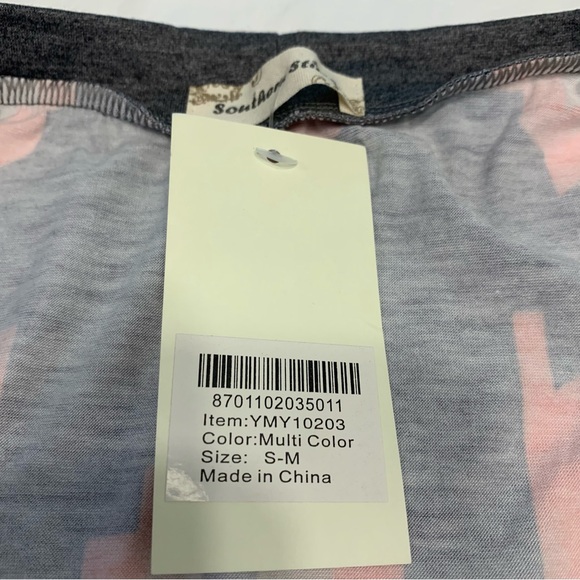 Southern Stitch Gray Aztec Lightweight Duster Cardigan Women’s S-M New - Picture 4 of 10